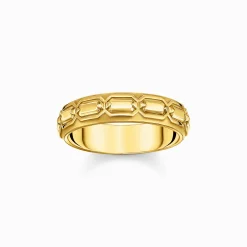 Discount Bague écailles de crocodile dorée Femme Bagues|Placage Or 18 Carats - Argent 925