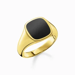 Sale Bague classique noir-or Femme Bagues|Bagues