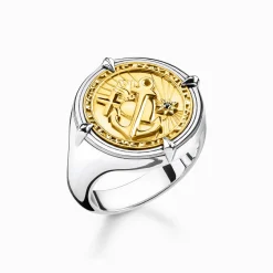 Clearance Bague foi, amour, espoir Femme Bagues|Placage Or 18 Carats - Argent 925