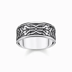 Flash Sale Bague motif tigre noir Femme Bagues|Bagues
