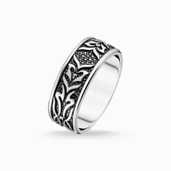 Flash Sale Bague motif tigre noir Femme Bagues|Bagues