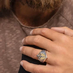 New Bague épée or Femme Bagues|Placage Or 18 Carats - Argent 925