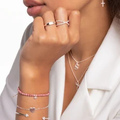 Best Bague perles avec pierres blanches argent Femme Bagues