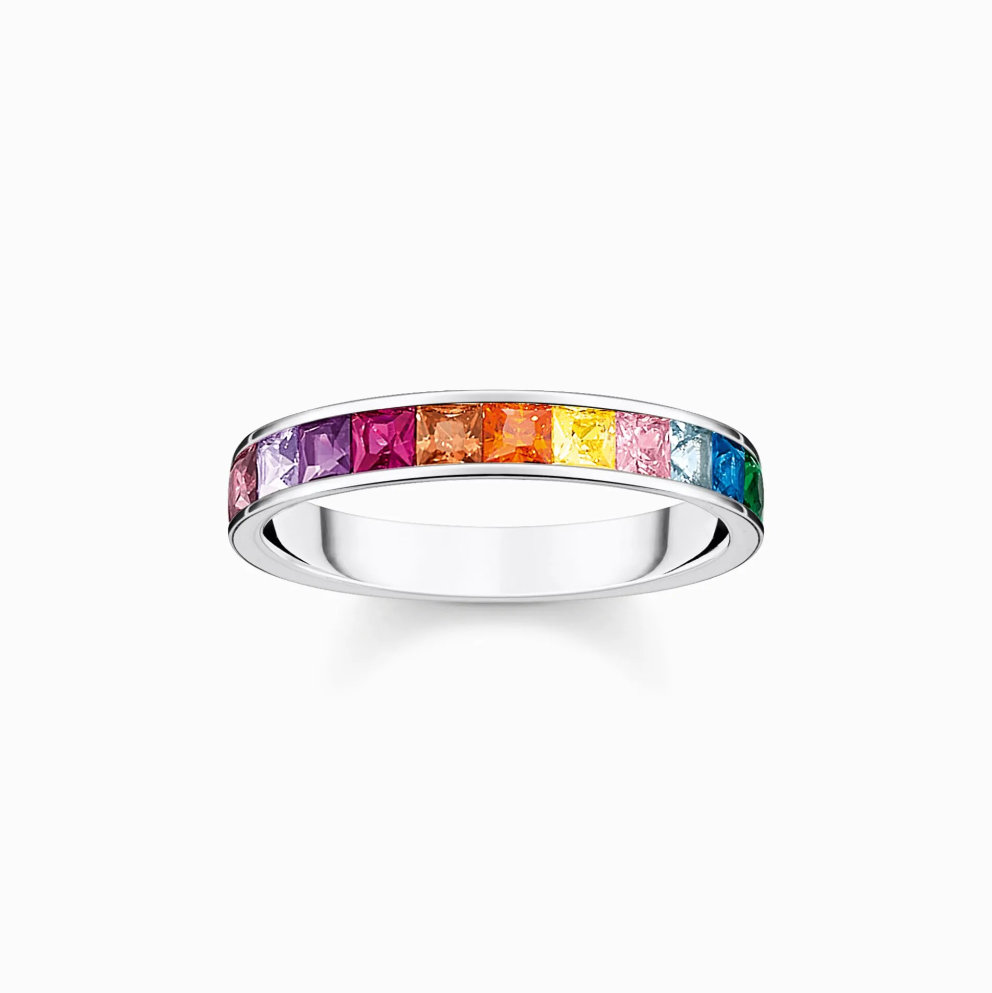 New Bague pierres colorées argent Femme Bagues|Argent 925