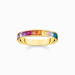 Best Bague pierres colorées or Femme Bagues|Placage Or 18 Carats - Argent 925
