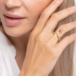 Sale Bague serpent or Femme Bagues