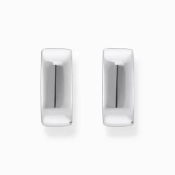 Discount Boucles d'oreilles en argent de forme angulaire Femme Créoles|Argent 925