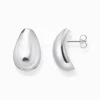 Outlet Boucles d'oreilles en argent en forme de goutte Femme Boucles D'oreilles|Argent 925