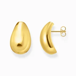 Clearance Boucles d'oreilles plaquées or en forme de goutte Femme Boucles D'oreilles|Placage Or 18 Carats - Argent 925