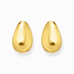 Clearance Boucles d'oreilles plaquées or en forme de goutte Femme Boucles D'oreilles|Placage Or 18 Carats - Argent 925