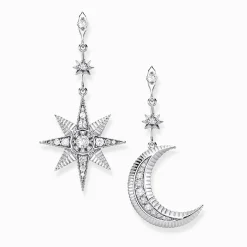 Sale Boucles d'oreilles royaltie étoile & lune Femme Boucles D'oreilles