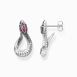 Best Boucles d'oreilles serpent argent Femme Boucles D'oreilles