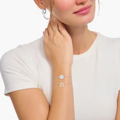 Best Bracelet à breloque étoile, argent Femme Bracelets