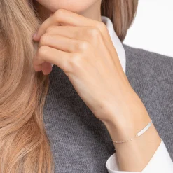 Fashion Bracelet classique dots argent Femme Bracelets|Argent 925