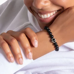 Sale Bracelet croix noir Femme Bracelets|Bracelets