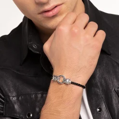 Best Sale Bracelet cuir tigre Femme Bracelets|Argent 925