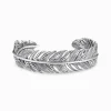 Store Bracelet jonc plume Femme Joncs Et Manchettes|Joncs Et Manchettes