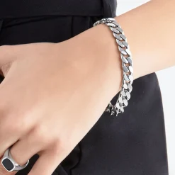 Best Bracelet liens argent Femme Bracelets|Bracelets