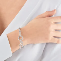 Shop Bracelet liens argent Femme Bracelets