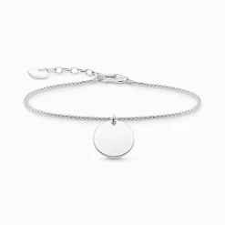 Cheap Bracelet médaille argent Femme Bracelets