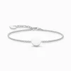 Fashion Bracelet médaille argent Femme Bracelets