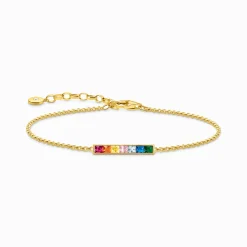 Hot Bracelet pierres colorées or Femme Bracelets