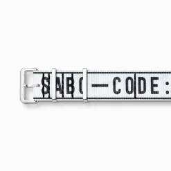 Store Bracelet pour montres nato Code TS style urbain blanc Femme Montres|Montres Pour Femmes