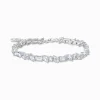 Discount Bracelet rivière en argent avec 31pierres blanches Femme Bracelets|Argent 925