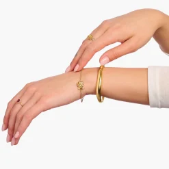 Cheap Bracelet Roses Romance plaqué or Femme Bracelets|Placage Or 18 Carats - Argent 925