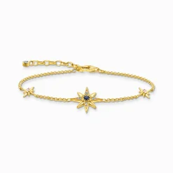 Discount Bracelet Royalty étoile avec pierres or Femme Bracelets