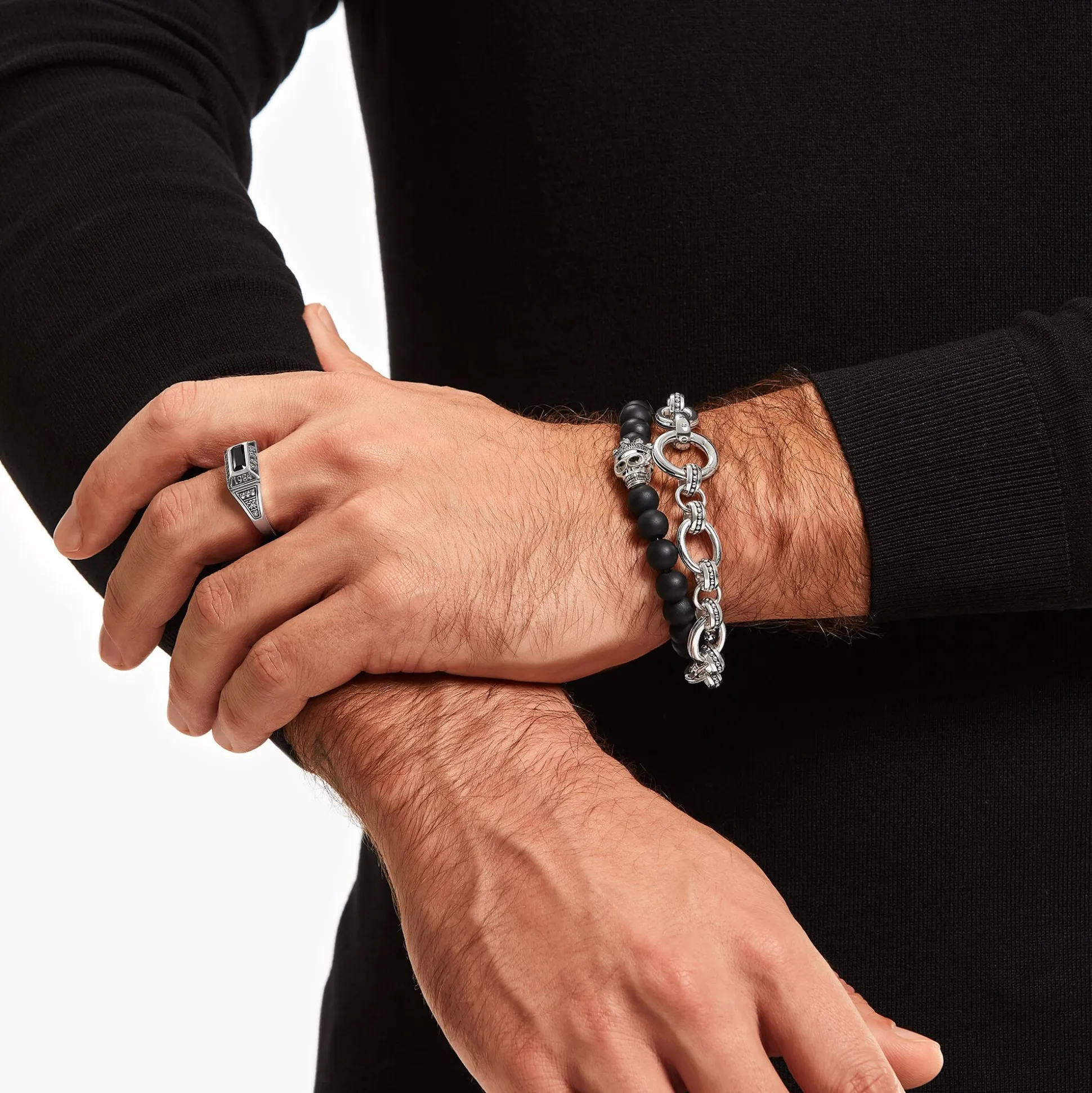 Flash Sale Bracelet tête de mort roi Femme Bracelets|Bracelets