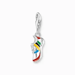 Hot Breloque Charm chaussure de sport colorée en argent Femme Charms|Charms