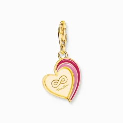 Flash Sale Breloque Charm cœur BESTFRIENDS plaquée or Femme Charms|Charms