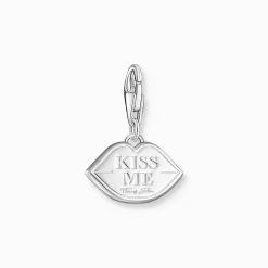 Best Breloque Charm en argent, bouche en cœur rouge Femme Charms|Charms