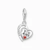 Discount Breloque Charm en argent, cœur YOU&Me Femme Charms|Charms