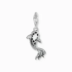 Store Breloque Charm koi avec pierres de zirconium argent Femme Charms|Charms