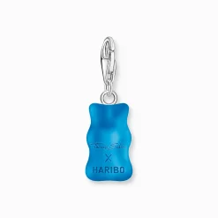 Shop Breloque Charm Ours d’or bleu, argent Femme Charms|Charms