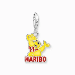 New Breloque Charm Ours d’or HARIBO, argent Femme Charms|Charms