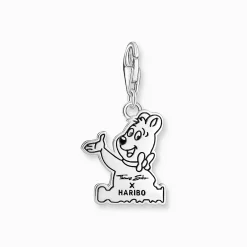 New Breloque Charm Ours d’or HARIBO, argent Femme Charms|Charms