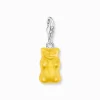 Best Sale Breloque Charm Ours d’or jaune, argent Femme Charms|Charms