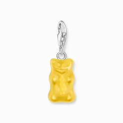 Best Sale Breloque Charm Ours d’or jaune, argent Femme Charms|Charms