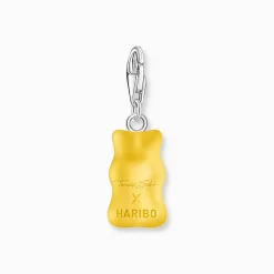 Best Sale Breloque Charm Ours d’or jaune, argent Femme Charms|Charms