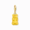 Sale Breloque Charm Ours d’or jaune, doré Femme Charms|Charms