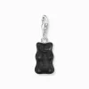 Store Breloque Charm Ours d’Or noir, argent Femme Charms|Charms