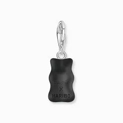 Store Breloque Charm Ours d’Or noir, argent Femme Charms|Charms