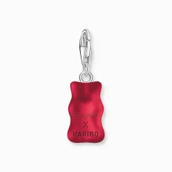 New Breloque Charm Ours d’or rouge, argent Femme Charms|Charms