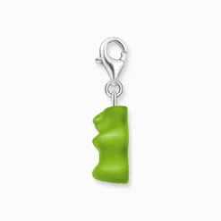 Outlet Breloque Charm Ours d’or vert, argent Femme Charms|Charms