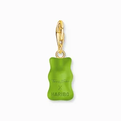 Shop Breloque Charm Ours d’or vert, doré Femme Placage Or 18 Carats - Argent 925|Charms