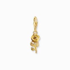 Clearance Breloque Charm rose plaquée or Femme Charms|Charms