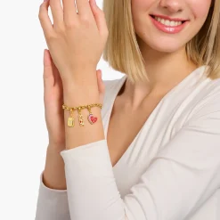 Discount Breloque Charm signe du zodiaque Scorpion dorée, ornée de pierres Femme Charms|Charms